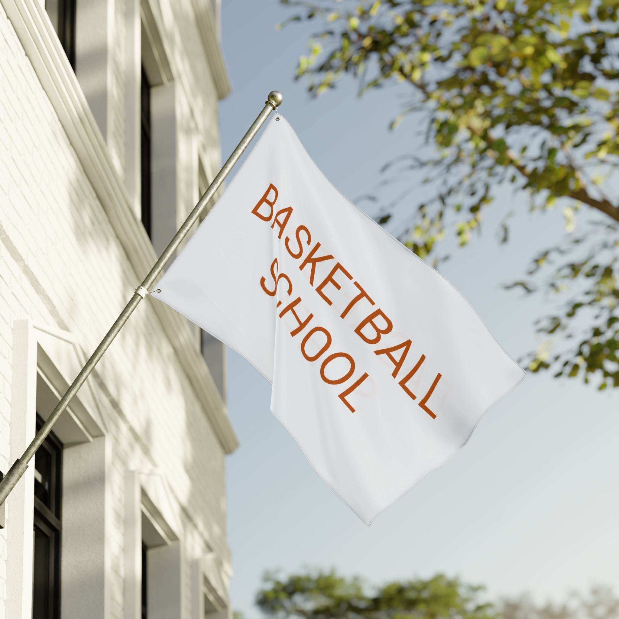 The Moody Basketball School Flag